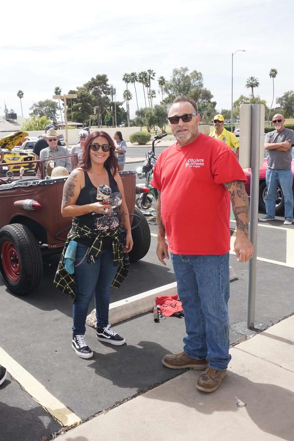 Motorcycle winner at the 1st Annual Car and Bike Show, Our Lady of Lourdes Parish, Sun City West, AZ