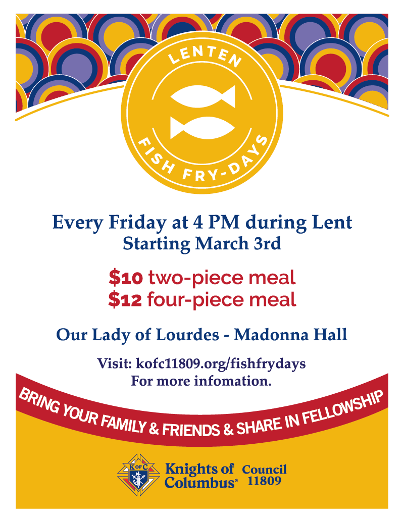 Knights of Columbus Council 11809 Fish Fry-Days